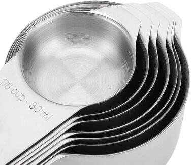 Stainless Steel Measuring Spoons, Kitchen Utensil Measuring Spoons Measuring Cup Cuillere Doseuse Grams for Home