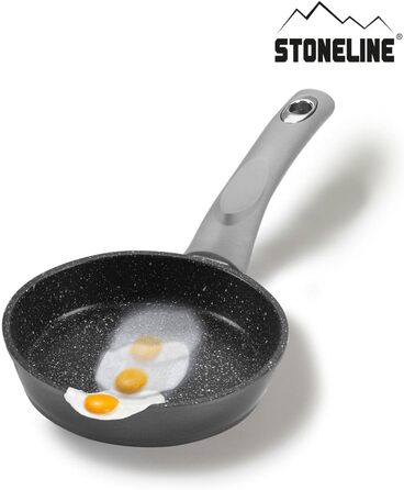 Сковорода STONELINE Gourmundo 14 см з антипригарним покриттям та кам'яними частинками, для всіх типів плит (індукція), без олії
