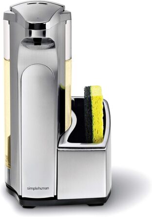 Simplehuman Sensor Soap Dispenser - Brushed Nickel, White (384ml)