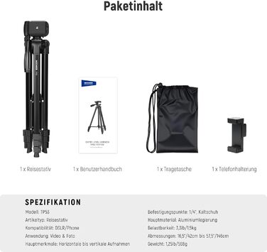 NEEWER Штатив для відеозйомки з пливним упором 72', сумісний з DJI RS Gimbal, для DSLR та відеокамер, максимальне навантаження 8кг