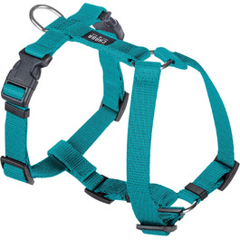 Шлейка для собак Chaba Guard середнього розміру, контрольована, протисмикова, регульована, комфортна та легка, класична Step-in, для прогулянок, розмір L, колір Морський