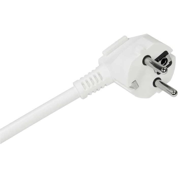 Смуга розподілу LogiLink LPS233 з 6 розетками, захистом від перенапруги та дитячим замком, CEE 7/3 (біла)