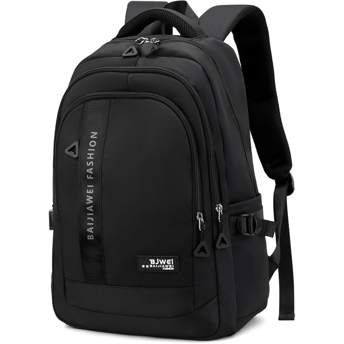 Шкільний рюкзак для підлітків, 2025 рік, для школи, гімназії, старшої школи, 26L, чорний