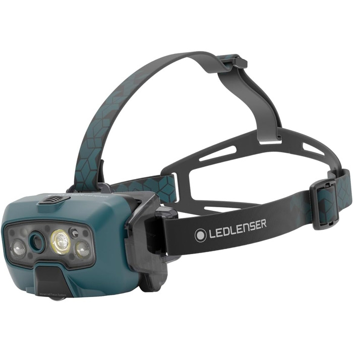 Ліхтар налобний Ledlenser HF8R Core, 2000 лм, LED, акумуляторний, водонепроникний IP68, з червоним світлом, для туризму, зелений