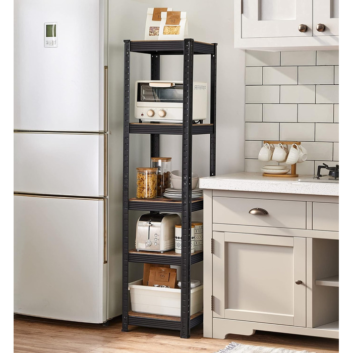 SONGMICS 2-Piece Adjustable Shelf Unit