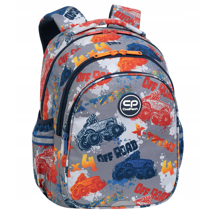 Багатовідсінковий шкільний рюкзак CoolPack, чорний, багатоколірний, 21 л
