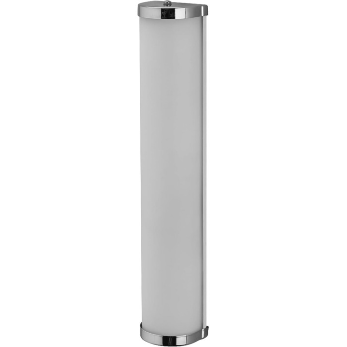 LEDVANCE BATHROOM CLASSIC CYLINDER Bathroom Wall Light, Chrome, E14 Socket, can be equipped with a smart bulb, high-quality workmanship, cylindrical shape, IP44 protection class (Chrome, 455mm)