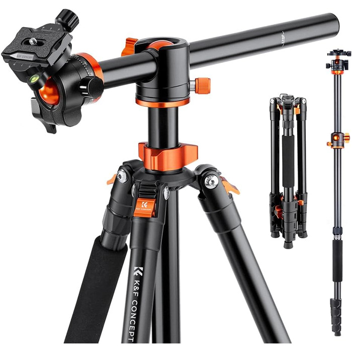 Штатив K&F Concept 238CM для камери з міцною конструкцією (186см, 10кг)
