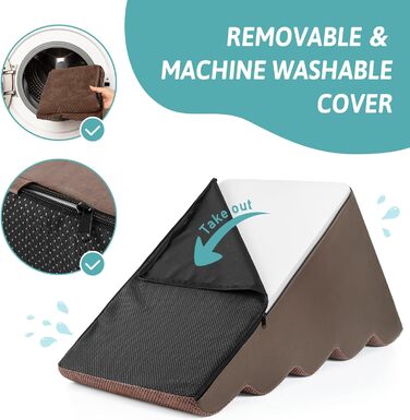 Сходинки для собак широкі, сходи для домашніх тварин з нековзким покриттям (Чорний та Білий, Чорний та Коричневий, 83x50x57 см)