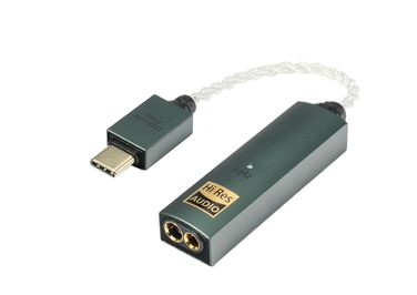 iFi Go Link Max - Портативний підсилювач навушників/ЦАП-донгл USB-C на 3,5/4,4 мм - Plug-and-Play Hi-Res аудіо з покращенням динамічного діапазону - PCM 384kHz/DSD256