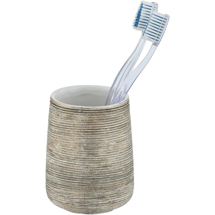 Дозатор для рідкого мила та лосьйону WENKO Fedio з кераміки, 400 мл, ручна розпис, Ø 8,5 x 17 см