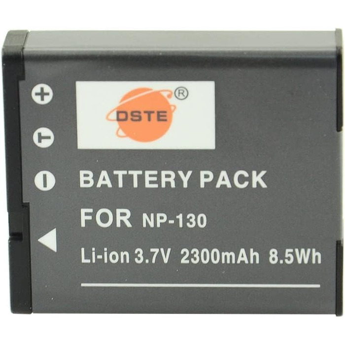 Акумулятор DSTE NP-130 Li-Ion (2 шт.) + Micro USB зарядний пристрій для Casio ZR100, ZR200, ZR300, ZR400, ZR410, ZR700, ZR1000, ZR1200, ZR1500, ZR2000, ZR3500