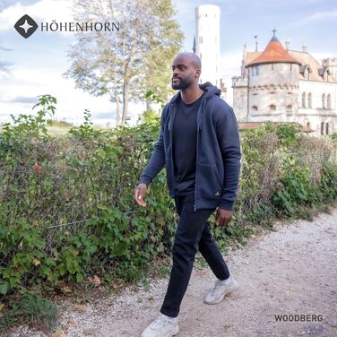 Чоловічий світшот з капюшоном Höhenhorn Woodberg, темно-синій, розмір L