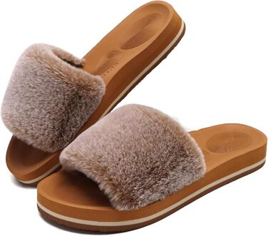 Тапочки халатні жіночі COFACE з м'якою підкладкою, халатні шльопанці, домашні тапочки, шльопанці для дому, теплий варіант на літо та зиму, рожеві (43 EU, Khaki)