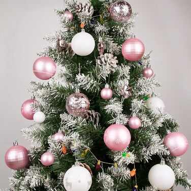 44 штуки новорічних кулі для прикраси ялинки. Декоративні кулі для ялинки, новорічні прикраси