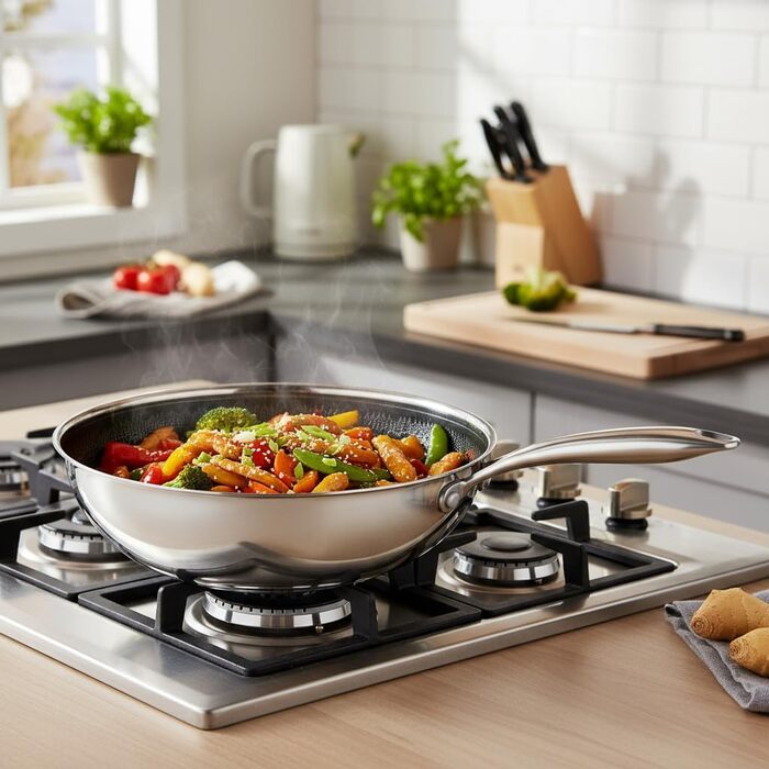 FIXLINE® Сковорода Black Forest 28 см з антипригарним покриттям без PTFE, для всіх типів плит (включно з індукцією), сумісна з духовкою до 230°C, легке очищення, ідеальна ідея для подарунка