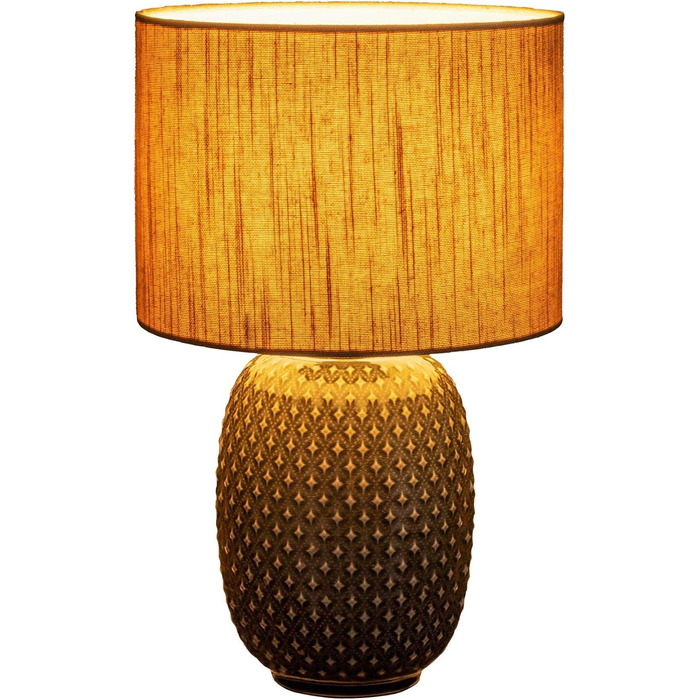 Настільна лампа Pauleen 48153 Pretty Classy з кераміки, світло-бежева, з абажуром з тканини, E27, 230V