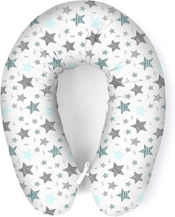 Подушка для вагітних Amilian Stillkissen 170 см XXL - подушка для сну на боці, підтримка тіла, Body Pillow для годування (Тюрковий)