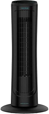 Вентилятор турецький Cecotec EnergySilence 9090 Skyline, 45 Вт, 102 см, з пульт та таймером, чорний