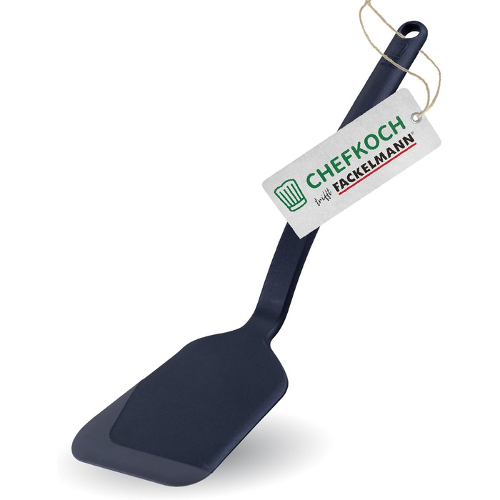 Лопатка кулінарна Fackelmann Chefkoch Premium для панірування, 26.5 см, алюміній, чорна
