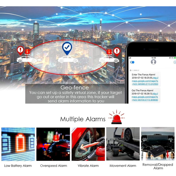 GPS-трекер Winnes 4G Mini 1500 мА·год з магнітом, анти-втрата, для авто, дітей, велосипеда, валізи, підтримка GPS/AGPS/LBS, додаток у комплекті