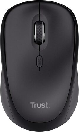 Бездротовий комплект клавіатури та миші Trust Ymo II з QWERTY (німецький), плоскі клавіші, захист від бризок, миша на 800-1600 DPI, USB-приймач, для ПК, комп'ютера, ноутбука, Mac