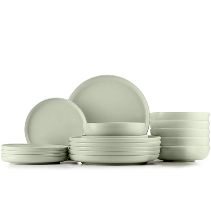 Обідній сервіз VictO Konsimo, набір тарілок на 6 осіб, 18 предметів