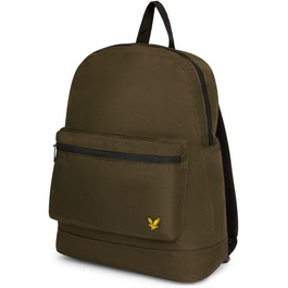 Чоловічий рюкзак Lyle & Scott 17 л, оливковий, міцний матеріал, відділення для ноутбука