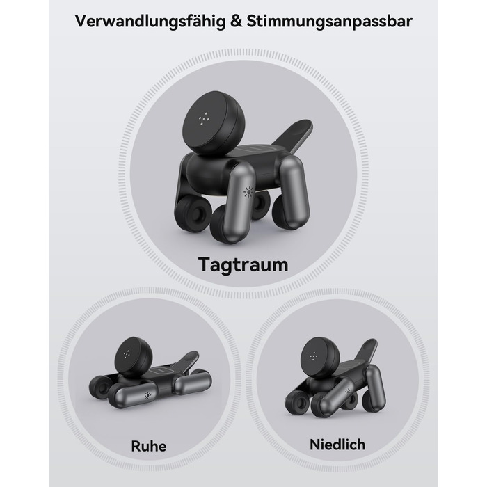 Зарядна станція 3-в-1 для Apple Watch, iPhone 17e/Air/17/16/15/14/13/12, AirPods Pro/2/3 з нічником, чорна. MagSafe сумісність.