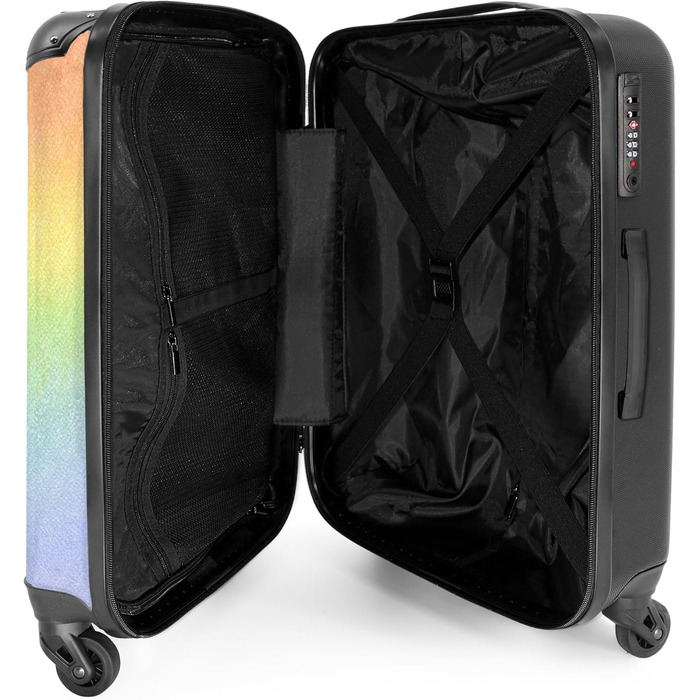 Дитячий валіза-тролей з іменем, 55x40x20см - валіза для ручної поклажі, валіза-тролей для хлопчиків, легкий валіза з принтом 