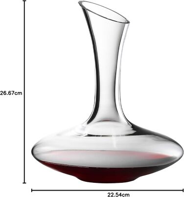 EISCH Decanter Performance - Handcrafted – for Red Wine & White Wine - High-quality Crystal Glass - Elegant Decanter with No Drip Effect - with Gift Box - 750 ml
