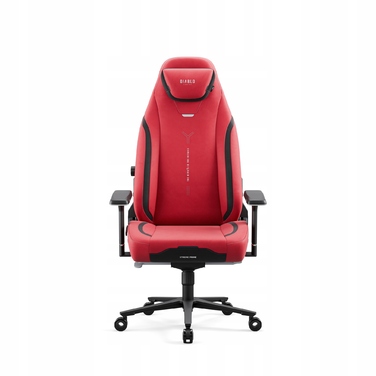 Ігрове крісло Diablo Chairs X.EYE PRIME, тканина, чорно-червоне