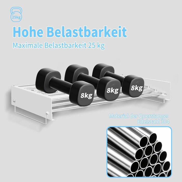 Настінний сушильник для білизни з довгими стіжками, 5 ліній сушіння, розкладний, для дому та вулиці, ванна кімната (білий, 80 см)
