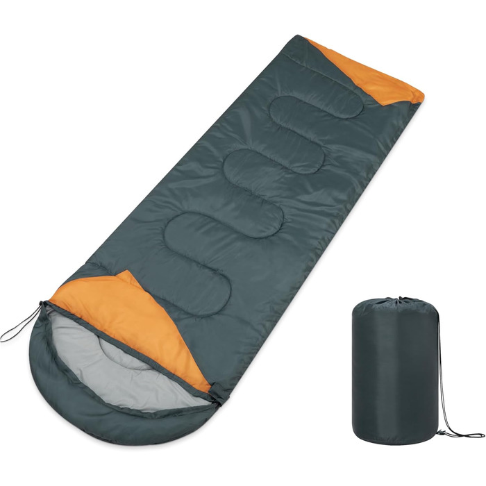 Paco Home Sleeping Bag - Washable, Breathable, for Adults & Kids - Camping & Travel Sleeping Bag (220x70x6cm)