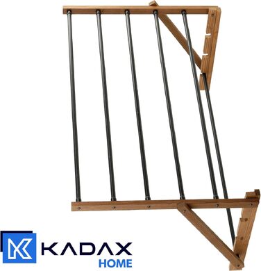 Розсувна сушарка для білизни KADAX, складана вертикальна сушарка-гармошка, 8м площі сушіння (53x85см)