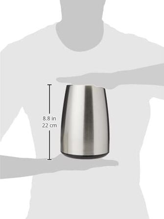 Vacu Vin 3649360 Active Wine Cooler Elegant, Stainless Steel, 208(h) x 155(dia)mm.
