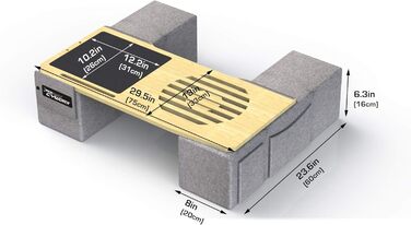 Стіл для ноутбука Couchmaster CYWORX: ергономічний, для дивану, софи та ліжка. Широкий стіл для ноутбука з підключенням периферії. Кольори: сірий, коричневий, чорний