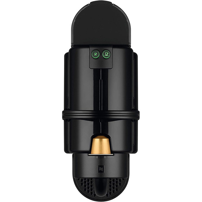 Кавомашина капсульна Nespresso De'Longhi EN 80.B Inissia, 0.7 л, чорна, високий тиск, енергозбереження, автоматичне вимкнення, для еспресо та лунго