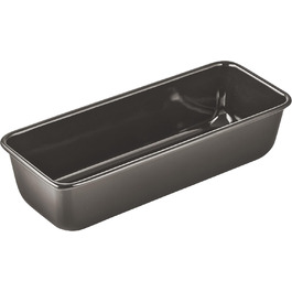 Dr. Oetker Kastenform 30 cm EXCLUSIVE, cake tin for juicy cakes and hearty breads, loaf tin with enamel sealing (color: Grey-Brown/Crème), quantity: 1 piece