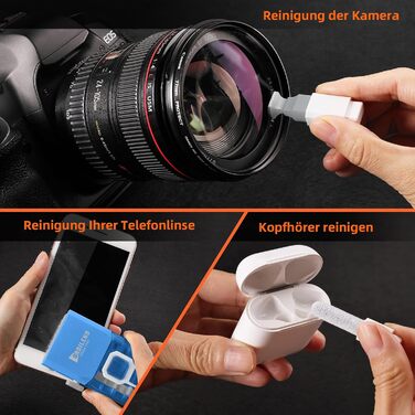 Набір для чищення клавіатури та гаджетів Ordilend: щітка, спрей, для ноутбука, телефону, iPad, монітора