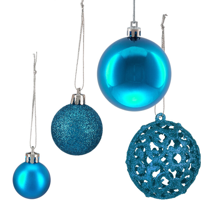 Relaxdays Set of 50 Christmas Baubles