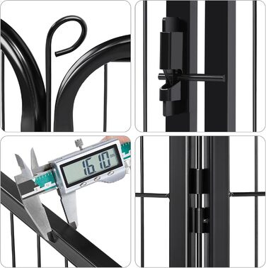 Клітка для собак Yaheetech з 8 секціями, 80x80 см, для дому та саду