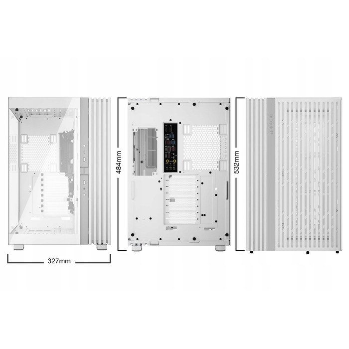 Корпус be quiet! Pure Base 600 DX Midi Tower, білий