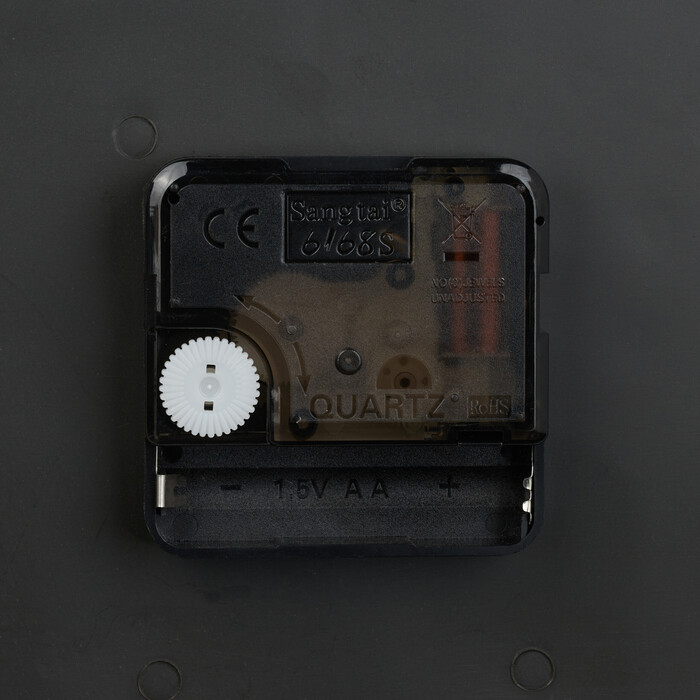 Relaxdays Double-Sided Train Station Clock in Black