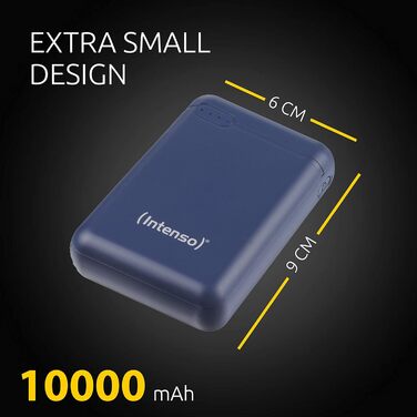 Powerbank Intenso Powerbank XS 5000, 10000mAh, блакитний: зарядний пристрій для смартфонів, планшетів та інших пристроїв