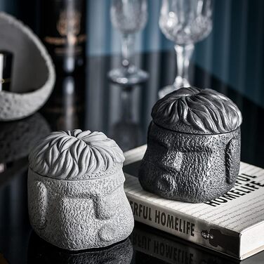 Відро для сміття на вулицю та балкон, герметичне, як стильний декор. Підходить для бетону та нержавіючої сталі. Чорний колір