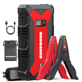 Powerbank для автомобіля Starthilfe 4000A: Зарядний пристрій для авто 12V (до 9L бензин/8.5L дизель) з LED-ліхтариком та USB 3.0