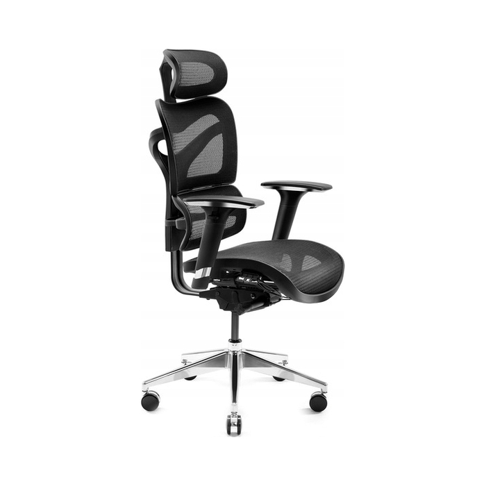 Ігрове крісло Diablo Chairs V-Commander, тканина, чорне