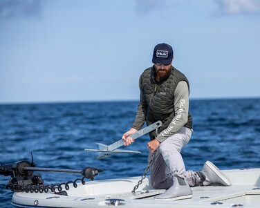 Жилет HUK Scale для чоловіків, утеплений, з DWR просоченням, для риболовлі (XXL, Zypressenlandung)