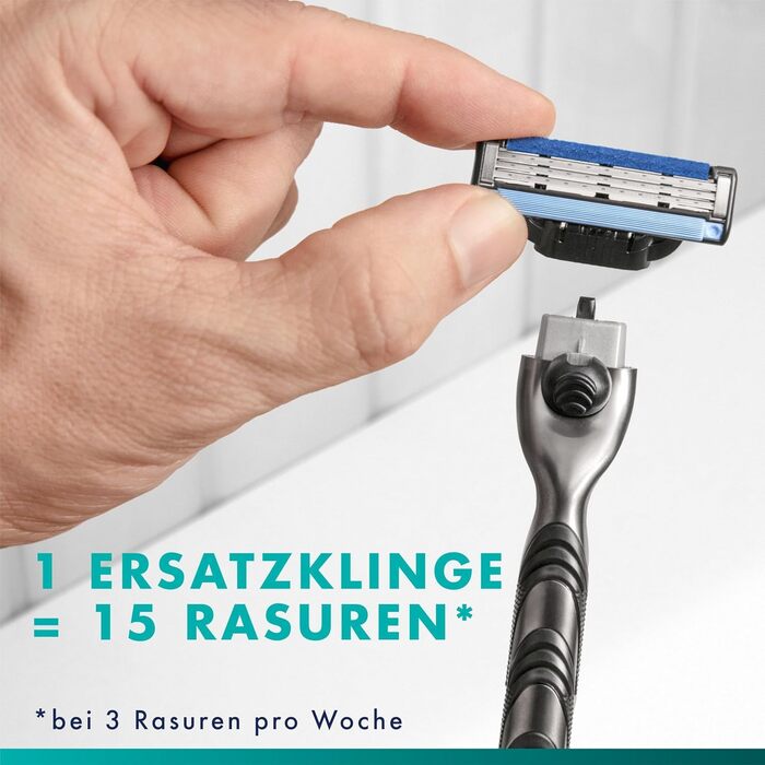 Смінні касети для бритви Gillette Mach 3 для чоловіків, сині, 20 шт